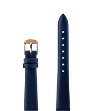 טען תמונה למציג הגלריה, Front View of 15mm Blue / Rose Plain Mat Watch Strap E3.1449.M by Jowissa