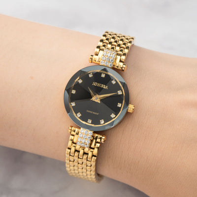 Facet Strass Swiss Ladies Watch J5.630.S