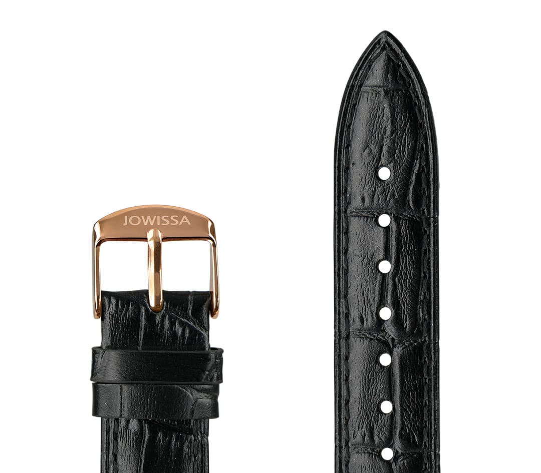 Mat Alligator Leather Watch Strap E3.1443.L