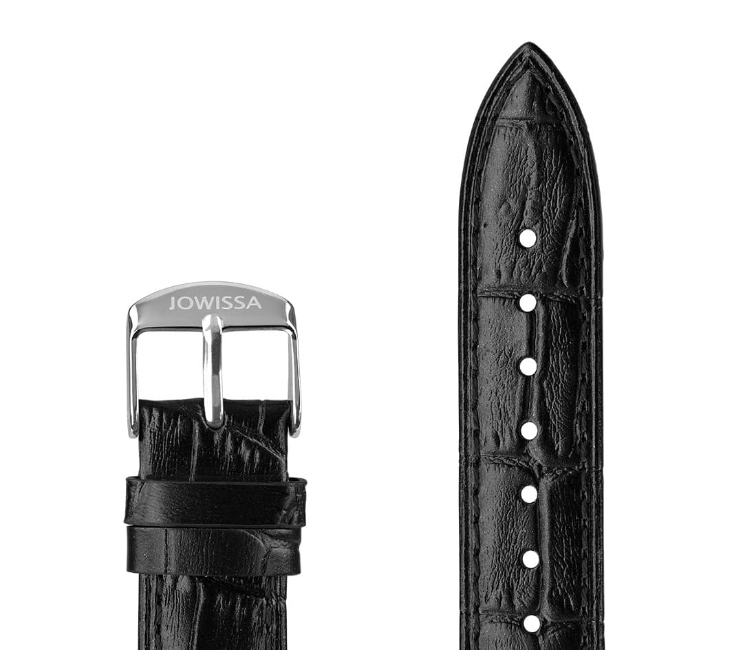 Mat Alligator Leather Watch Strap E3.1444.L