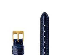 تحميل الصورة في عارض المعرض، Leather Watch Strap Glossy Croco E3.1451.M
