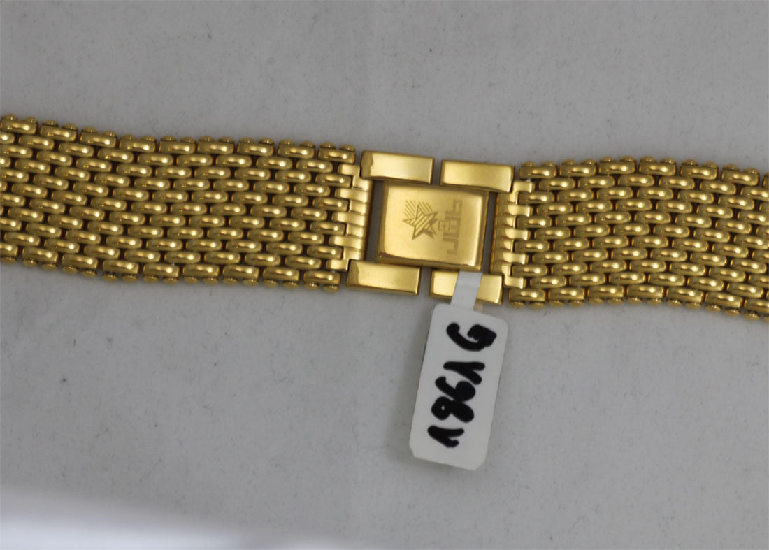 Bracelet - Stainless Steel - milanese - gold - 18 E4.001