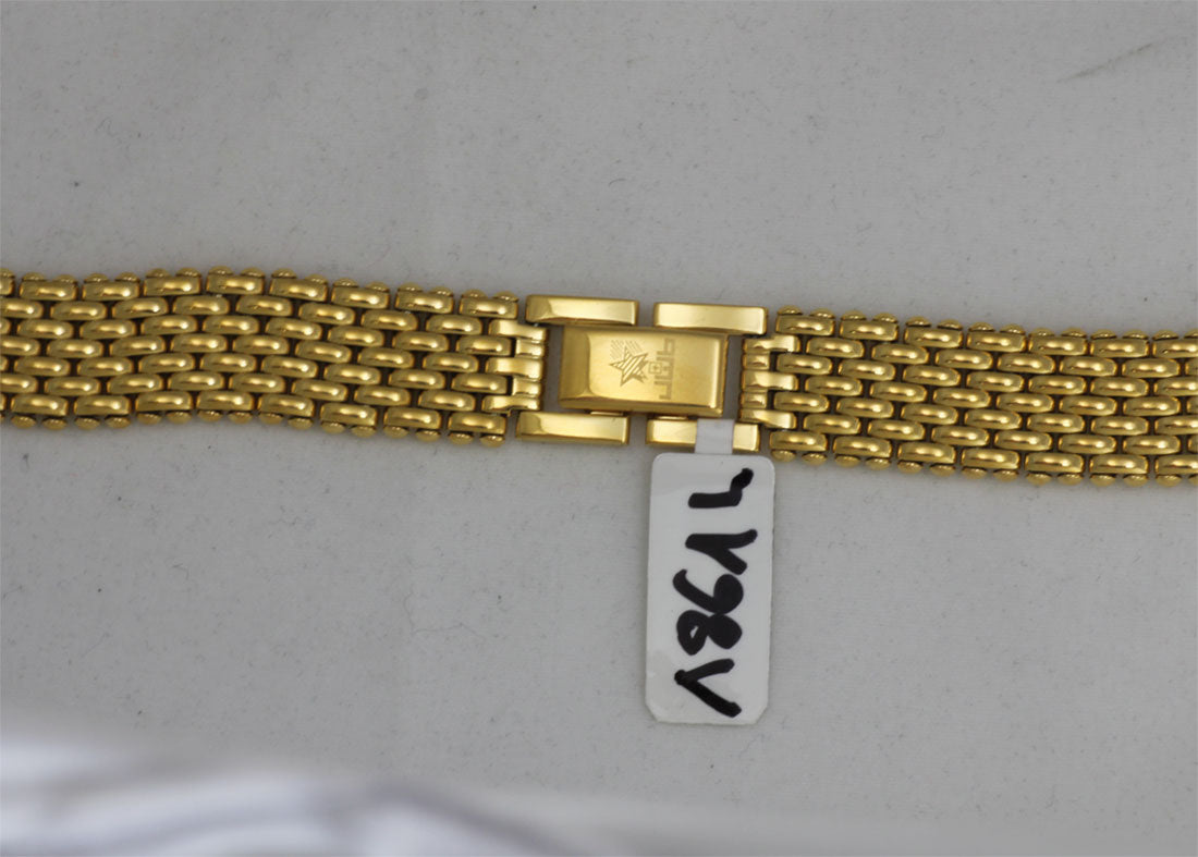 Bracelet - Stainless Steel - milanese - gold - 12 E4.002