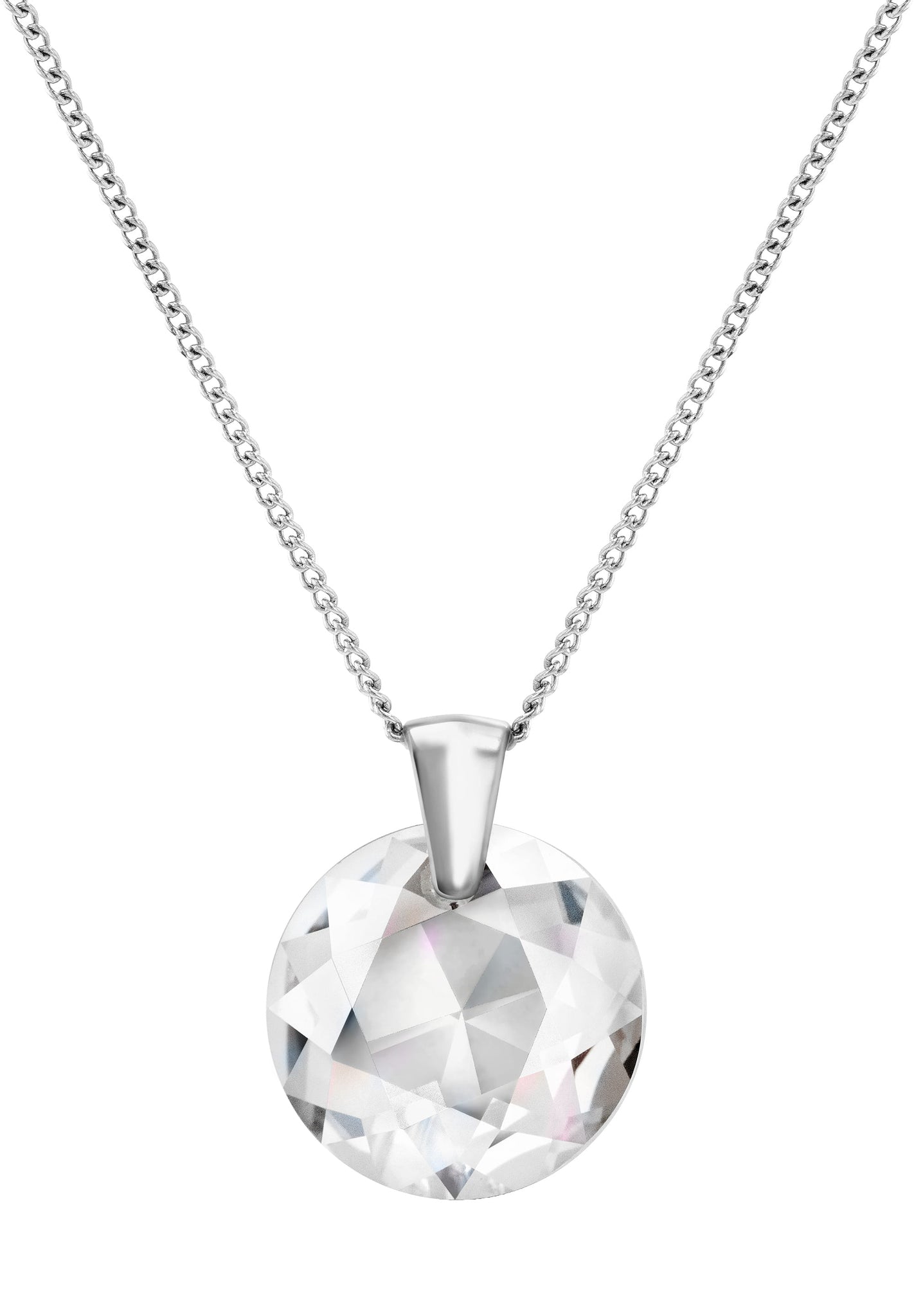 Facet Brilliant Pendant Necklace JS.0044